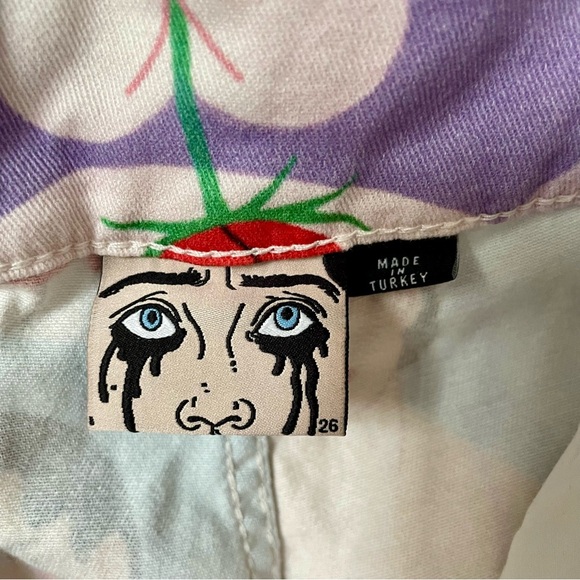 Lazy Oaf x Laura Callaghan Cover To Cover Unisex Pants Size 26 - Picture 13 of 16